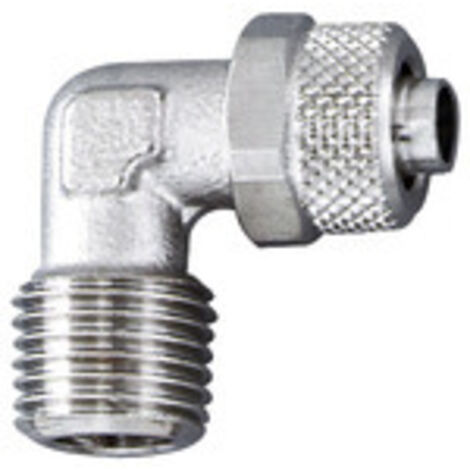 Riegler Winkel-Einschraubverschraubung, R 1/8 a., für Schlauch 8/6