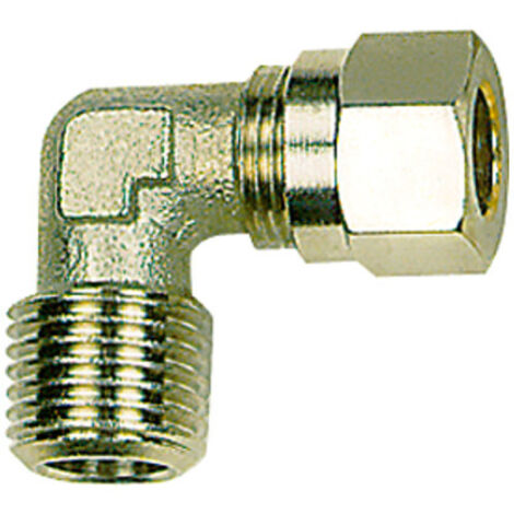 Riegler Winkel-Einschraubverschraubung, R 1/8 a., Rohr-Außen-Ø 4