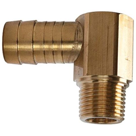 Riegler Winkel-Gewindetülle 90°, M14x1,5 AG keg., Schlauchanschluss 13 mm