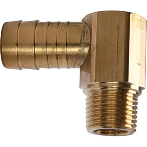 Riegler Winkel-Gewindetülle 90 °, M24x1,5 AG keg., Schlauchanschluss 19 mm