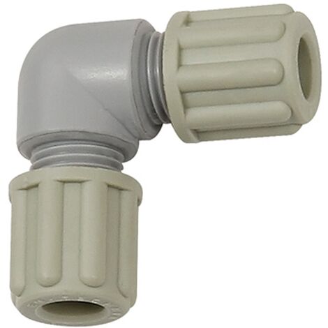 Riegler Winkel-Schlauchverbindung, für Schlauch 6/8 mm, PA