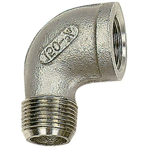 Riegler Winkelstück 90°, IG/AG Rp 1/2, R 1/2, ES 1.4408