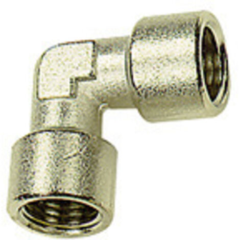 Riegler Winkelstück, innen/innen, G 1/8, SW 10, Messing vernickelt