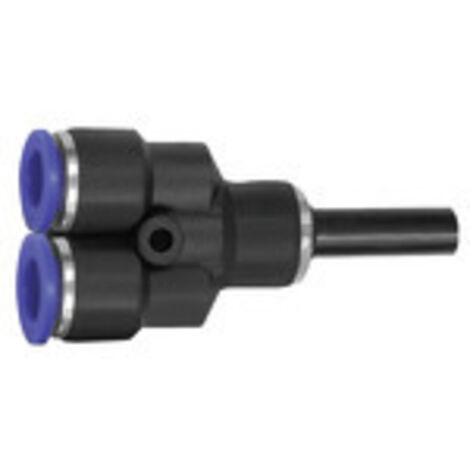 Riegler Y-Steckverbindung, Stecknippel 8 mm »Blaue Serie«, Schl.-Ã˜ 6, KS