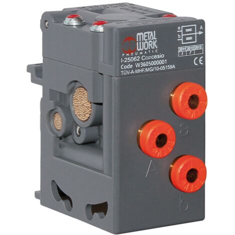 Riegler Zweihand Sicherheitsventil, ohne Konsole, Anschluss Schlauch 4 mm