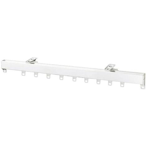 Riel Aluminio P950 Sin Cordon 2,50 Metros Blanco