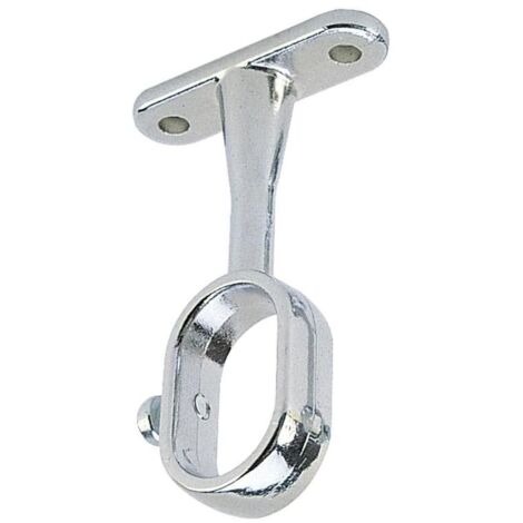 Riel Chyc 5437216 Soporte Central Ovalado Cromado, 0, Multicolor, X-Large