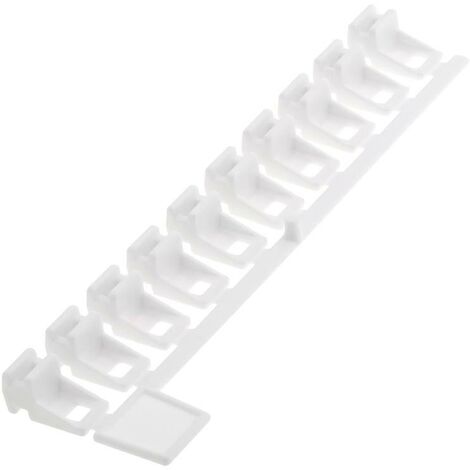 RIEL CHYC corredera simple frente (modelo nuevo) , Corredera simple frente (modelo nuevo).- Color blanco.- Realizado en plastico.- Ideal para el montaje de cortin