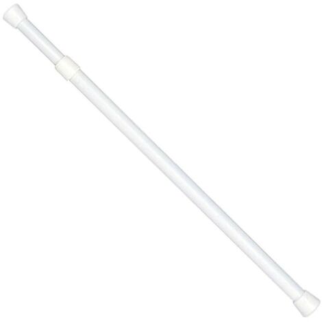 RIEL CHYC portavisillos extensible auto 12/62- 95 blanco , Porta visillos extensible auto - Color blanco - Diámetro x longitud: 12 mm. x 62/95 cm- Portavisillos.&lt