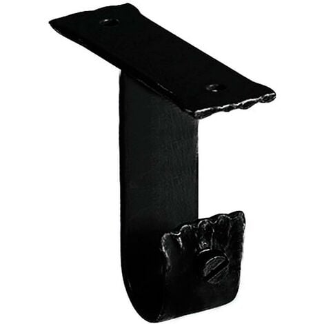 RIEL CHYC soporte techo forja ø 20 mm. negro (blister 2 piezas)