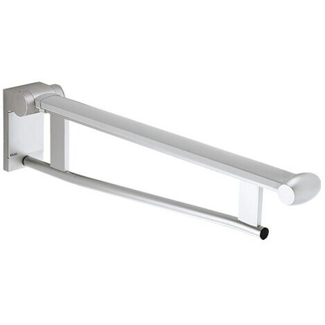 Riel de soporte abatible para WC PLAN CARE 700 mm, aluminio, anodizado plateado KEUCO