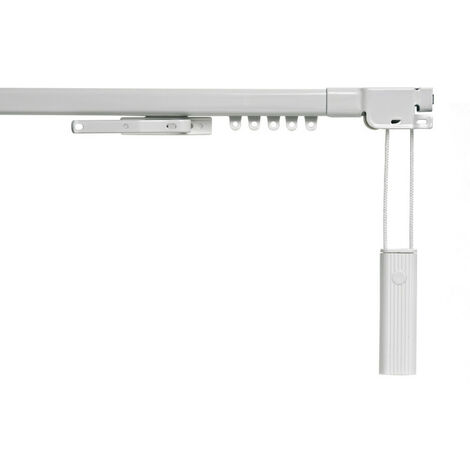 Barra cortina blanco vintage extensible 120-210 cms