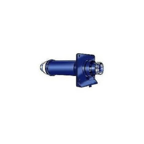 Riello 60115 - Terminal horizontal télescopique Ventouse Ø80/125
