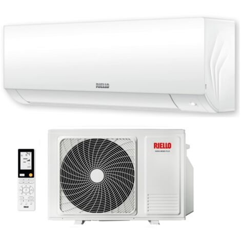 Riello – Climatiseur réversible 9000 BTU – Technologie inverter – Efficacité A+++ – Fonction SMART et QUIET – R32 écologique - AMW25