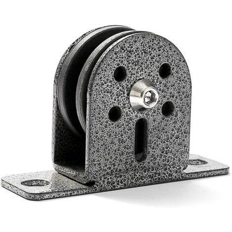Riemenscheibenblock aus Edelstahl, ultraleiser Einzelriemenscheibenblock (1 Stück)