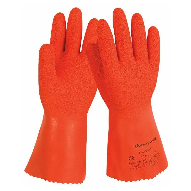 

Honeywell - Riesgos Químicos 10 pares de Guantes Fisherman | 7