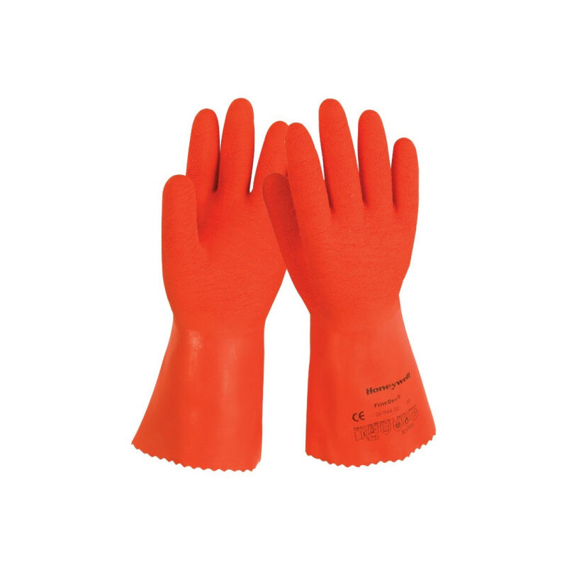 

Honeywell - Riesgos Químicos 10 pares de Guantes Fisherman | 9