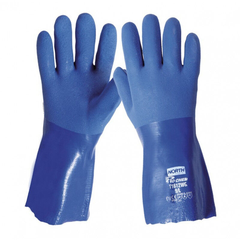 

North - Riesgos Químicos 12 pares de Guantes Prochem | 9