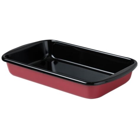 Riess Auflaufform 32x19cm Rot Emaille