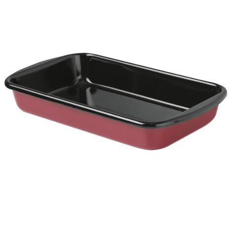 RIESS Auflaufform 38x22,5x7cm rot Emaille