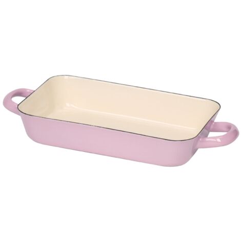 Riess Bratpfanne 26x17cm Pastell Rosa Emaille