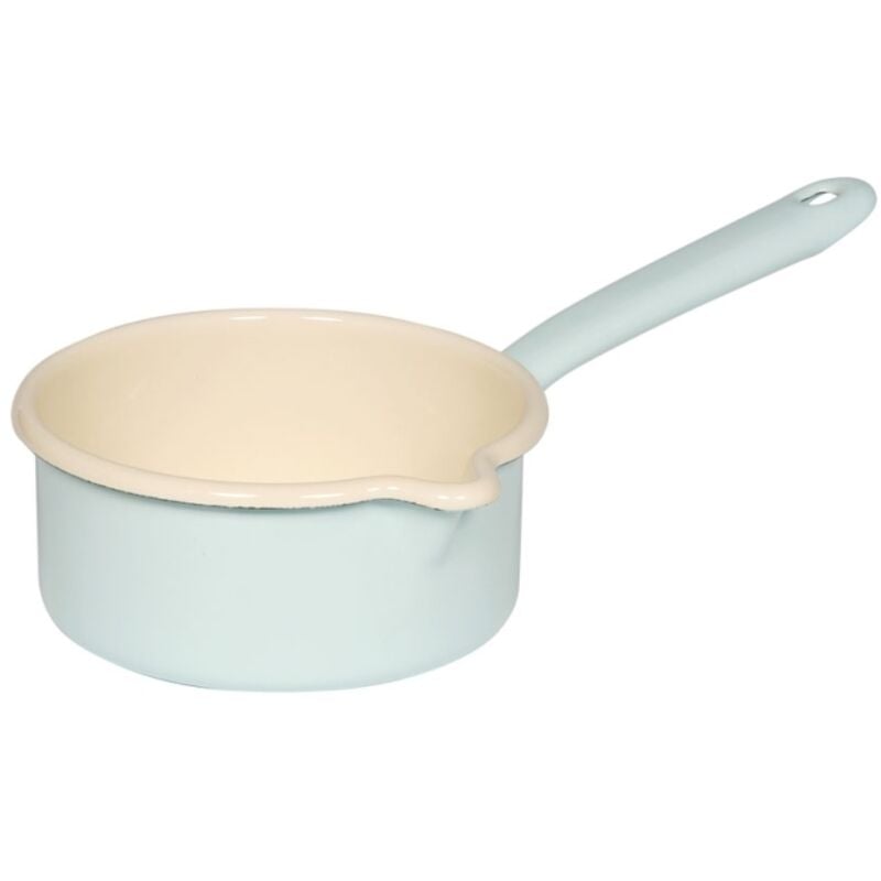 Riess Casserole avec bec verseur 0,75 litre Ø14cm turquoise/coloré