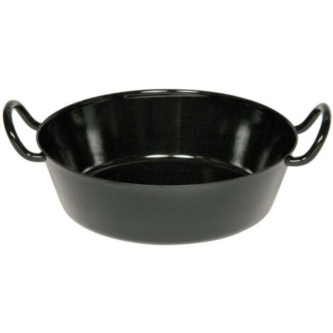 Riess Classic Schnitzelpfanne Ø30cm Emaille schwarz