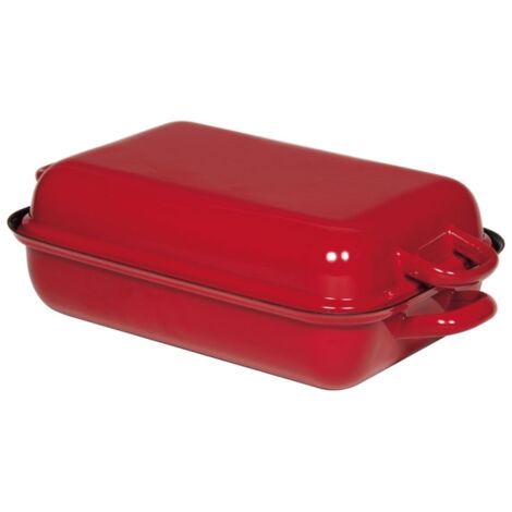 RIESS Cocotte 32x22x11,5cm rouge émail