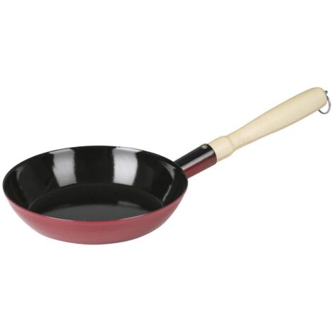 RIESS Holzknechtpfanne Ø24cm rot Emaille