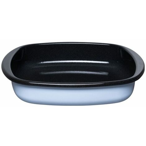 RIESS KELOMAT Plat à Rôtir Émail 33x42x7cm - Résistant Jusqu'à 450°C Fabriqué En Autriche
