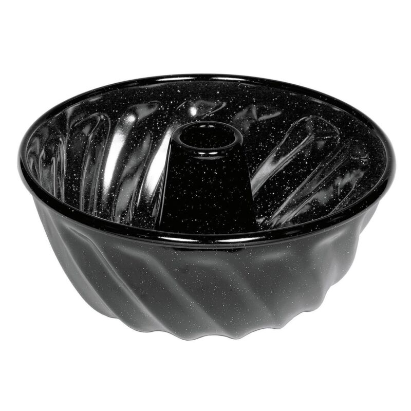 Riess-Kelomat Riess Gugelhupfform Ø24cm Schwarz Emaille