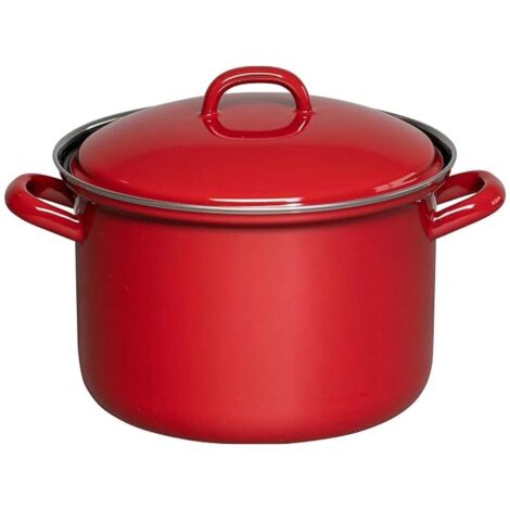 Riess Kelomat pentola per carne con coperchio rosso