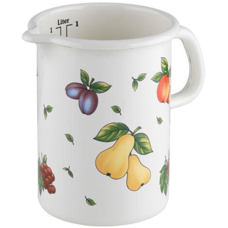 Riess Küchenmaß Ø10cm 1L Fruit Garden Emaille