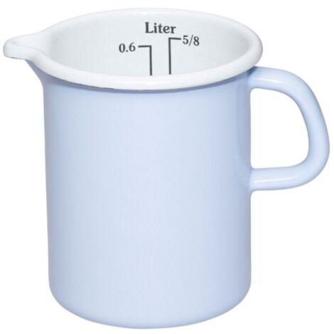 Riess Küchenmaß ⌀9cm 0,5L Nature Blue Light Emaille