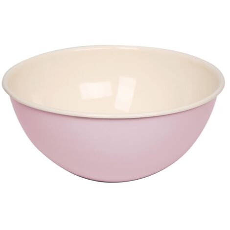 Riess Obst und Salatschüssel Ø26cm 3,5L Pastell Rosa Emaille