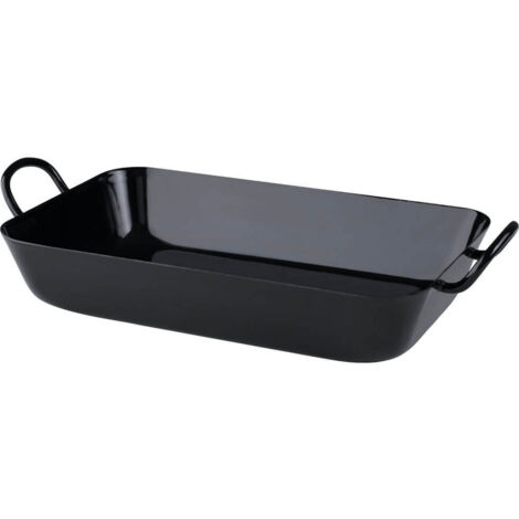 Riess Oma's poêle à frire 50/28cm plat à rôtir/à cuire émaillé noir