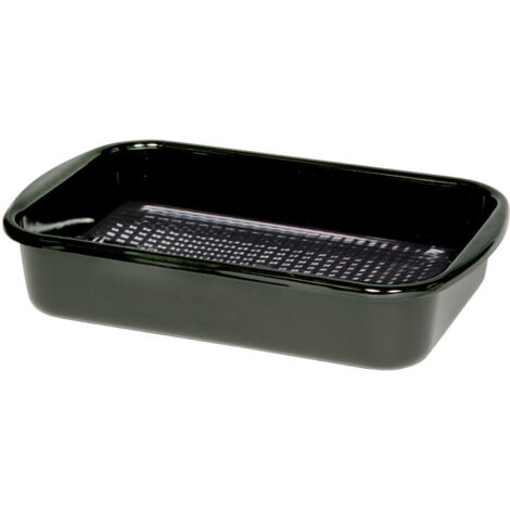 Riess padella per grigliare quadrata con base waffle 35/23/7,5 cm Padella da forno