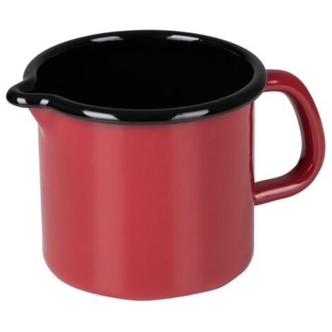 Riess Schnabeltopf Ø10cm 3/4L Color Rot Emaille