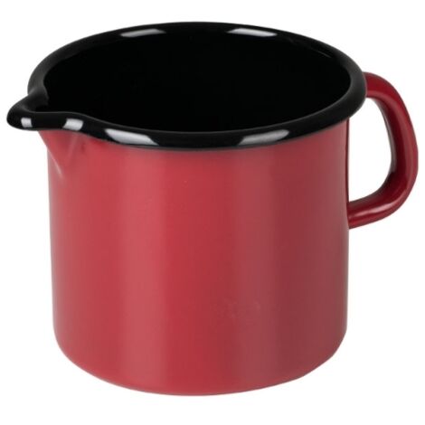 Riess Schnabeltopf Ø12cm 1L Color Rot Emaille