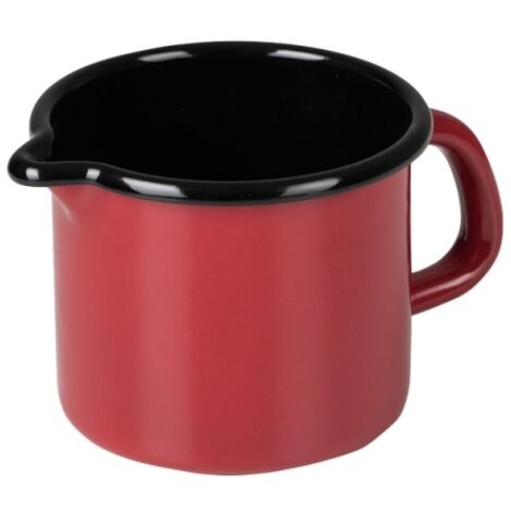 Riess Schnabeltopf Ø9cm 1/2L Color Rot Emaille
