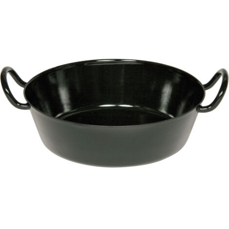 Riess Schnitzelpfanne ⌀40cm 8L Schwarz Emaille