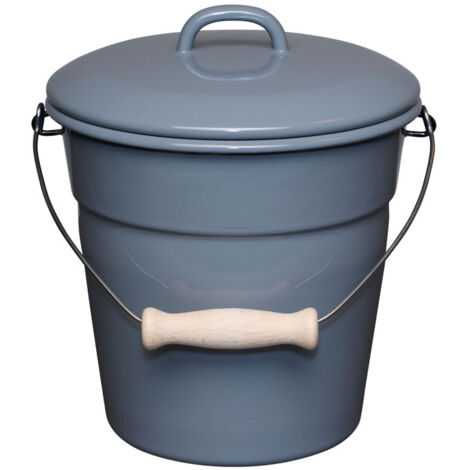 Riess secchio multiuso con coperchio 20cm 3,5L Grigio puro