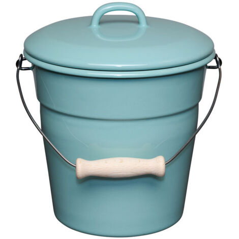 Riess secchio multiuso con coperchio 20cm 3,5L Nature Green Light