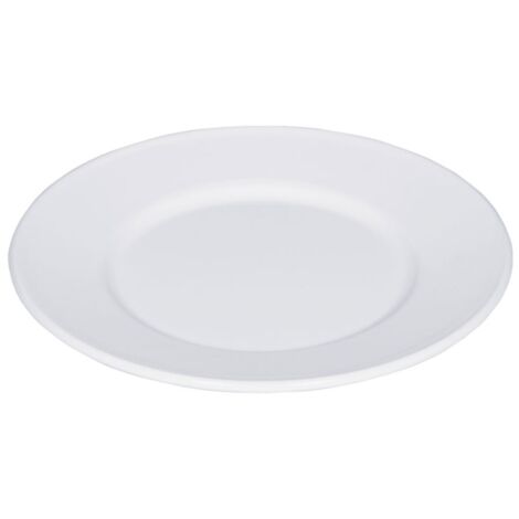 Riess Teller Emaille flach Ø26cm Classic Weiss