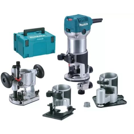 RIFILATORE FRESATORE MULTIFUNZIONE 4 UTENSILI IN 1 MAKITA RT0702CX3J -PROMO-