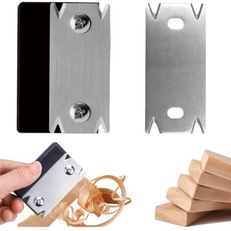Rifilatrice per bordi in legno, lama per rifilatrice per bordi per la lavorazione del legno, rifilatrice manuale portatile con 1 lama di ricambio, pialla manuale per bordi, utensili per bordatura di l