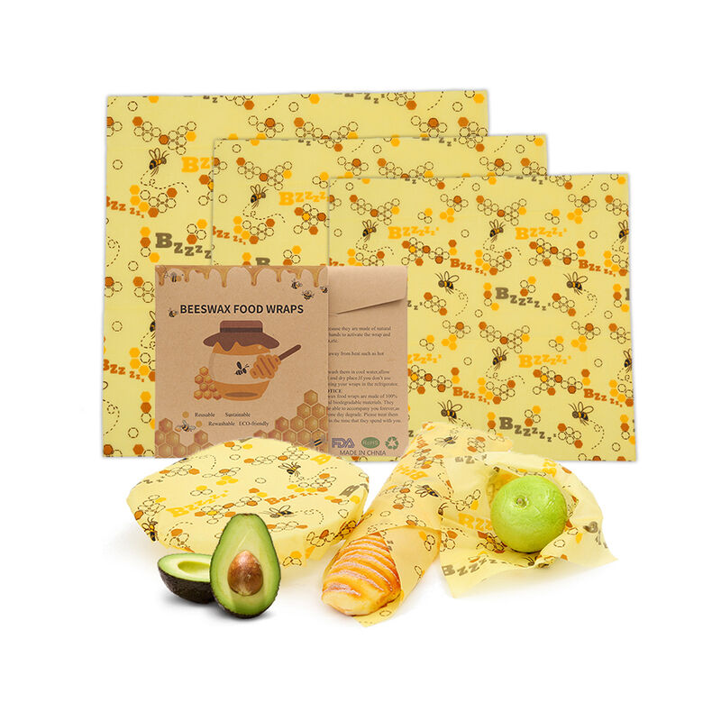 Rifiuti Zero Cera D&39api Avvolgere gli Alimenti