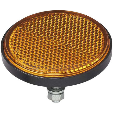 Riflettore ambra 60mm con bullone 5mm