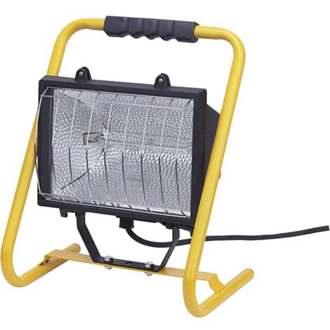 Riflettore da cantiere Lampadina Alogena 1000 W Classe energetica: C (A++ - E) R7s Brennenstuhl H1000 Blu, Nero