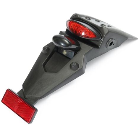 Riflettore di arresto posteriore a LED da 12 V universale per motocross MX, sport, pit bike, dirt bike